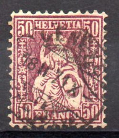 Suiza Año 1867/78 Nº 48 (o)